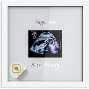 Baby Sonogram Keepsake Picture Frame, Deluxe Ultrasound Frame- Large 10”x10”